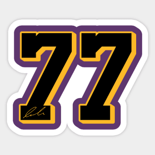 Lakers Luka Doncic 77 Sticker